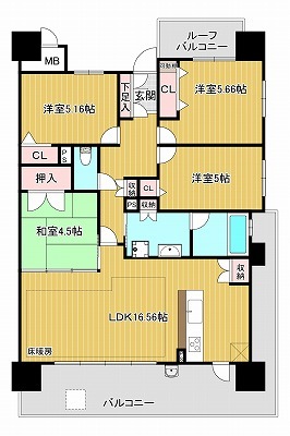 ライオンズ新守山ステーションレジデンス2階(ランド)